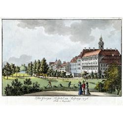 Mappe mit Leipziger Veduten