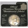 Image 2 : 1776-1976 OFFICIAL ANTIQUE BRONZE *AMERICAN BICENTENNIAL MEDAL* COIN!! COIN COMES IN ORIGINAL PACKAG