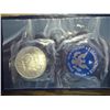 Image 2 : 1971-S IKE SILVER DOLLAR (UNC) (BLUE PACK)