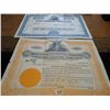 Image 1 : 2 VINTAGE STOCK CERTIFICATES SEE DESCRIPTION