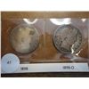 Image 1 : 1898 & 98-O BARBER HALF DOLLARS