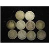 10 ASSORTED 1880'S SEATED LIBERTY DIMES
