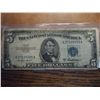 Image 1 : 1953-A $5 SILVER CERTIFICATE BLUE SEAL