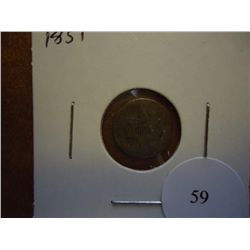 1851 THREE CENT PIECE (SILVER)