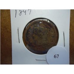 1847 US LARGE CENT