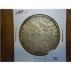 1889-S MORGAN SILVER DOLLAR