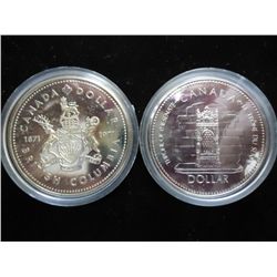 CANADA 1971 BRITISH COLUMBIA & 77 SILVER JUBILEE
