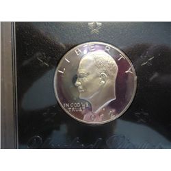 1972-S IKE SILVER DOLLAR PF (BROWN PACK)