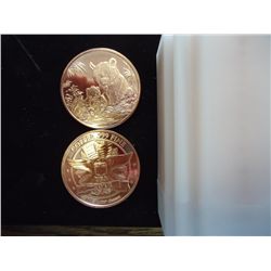 TUBE OF 20-1 OUNCE ADVP COPPER ROUNDS
