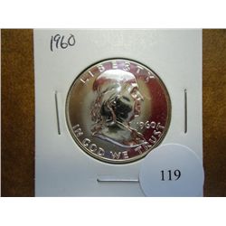 1960 FRANKLIN HALF DOLLAR GEM PROOF