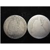 Image 1 : 1875 & 77 SEATED LIBERTY HALF DOLLARS
