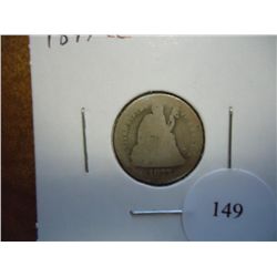 1877-CC SEATED LIBERTY DIME