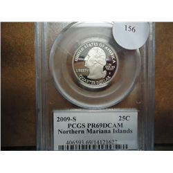 2009-S NORTHERN MARIANA ISLANDS QUARTER PCGS PR69