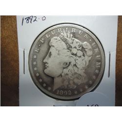 1892-O MORGAN SILVER DOLLAR