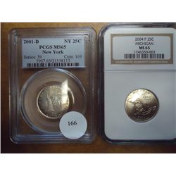 2 SLABBED QUARTERS SEE DESCRIPTION