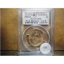 2009-D HARRISON DOLLAR PCGS SP68 POS. B