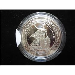 1997 INDIA TRADE DOLLAR (PF LIKE) BU COLORIZED