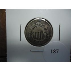 1868 SHIELD NICKEL