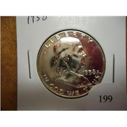1958 FRANKLIN HALF DOLLAR GEM PROOF