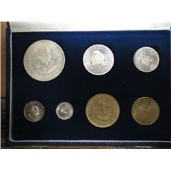 1964 SOUTH AFRICA 7 COIN PF SET