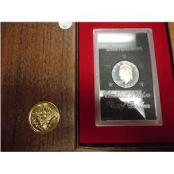 1971-S IKE SILVER DOLLAR PROOF (BROWN PACK)