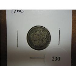 1866 THREE CENT PIECE (NICKEL)