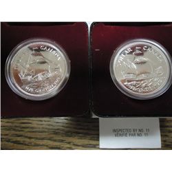 2-1979 CANADA GRIFFON DOLLARS .75 OZ. ASW TOTAL