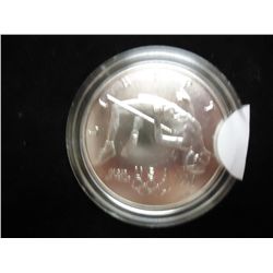 1996-P US OLYMPIC HIGH JUMP SILVER DOLLAR
