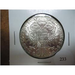 1780 AUSTRIA MARIA THERESIA THALER PROOF (SILVER)