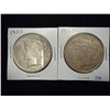 Image 1 : 2-1922 PEACE SILVER DOLLARS