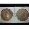 Image 2 : 2-1922 PEACE SILVER DOLLARS