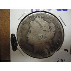 1890-CC MORGAN SILVER DOLLAR RIM NICKS