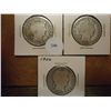 Image 1 : 1904,06 & 08-O BARBER HALF DOLLARS