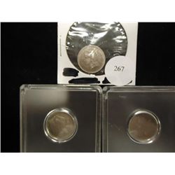 1880,88 & 89 THREE CENT PIECE (NICKEL)