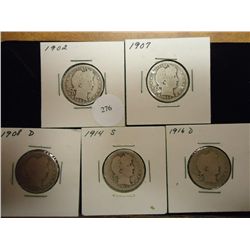 1902,07,08-D,14-S & 16-D BARBER QUARTERS