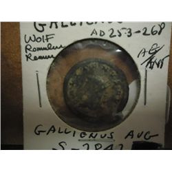 253-258 AD GALLIENUS ANCIENT COIN
