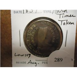 1837 HARD TIMES TOKEN HENRY ANDERSON