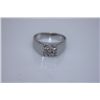 Image 1 : 18.0 CTW CZ RING .925 STERLING SILVER