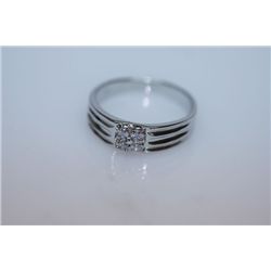 15.2 CTW CZ RING .925 STERLING SILVER