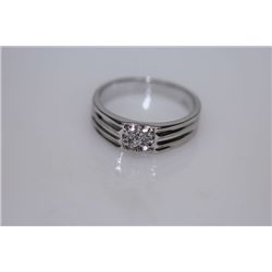 16.8 CTW CZ RING .925 STERLING SILVER