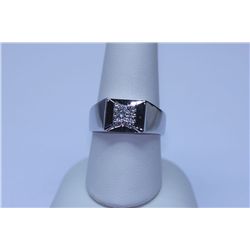 24.10 CTW CZ RING .925 STERLING SILVER
