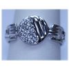 Image 1 : 14.20 CTW CZ RING .925 STERLING SILVER