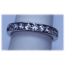 14.55 CTW CZ RING .925 STERLING SILVER