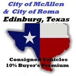 City of McAllen & City of Roma,Texas  vehicles listed below