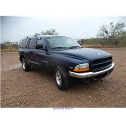 1999 - DODGE DURANGO // REBUILT SALVAGE TITLE