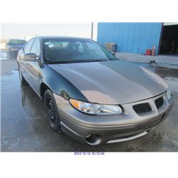 2001 - PONTIAC GRAND PRIX//REBUILT SALVAGE TITLE