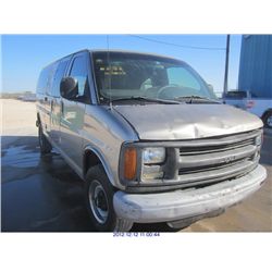 2002 - CHEVROLET EXPRESS 2500//REBUILT SALVAGE TITLE