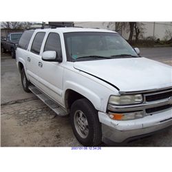 2001 - CHEVROLET SUBURBAN