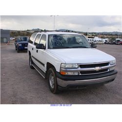 2001 - CHEVROLET SUBURBAN