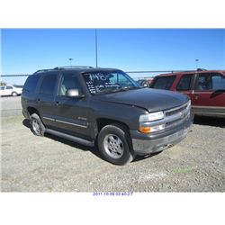 2000 - CHEVROLET TAHOE // EXPORT ONLY